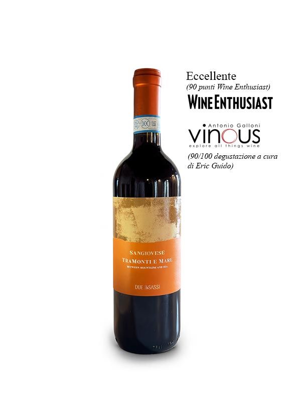 TraMonti e Mare Maremma Toscana <b>Sangiovese</b> DOC 2024 (Bottiglia da 0,75Lt)